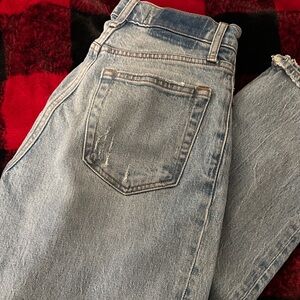 Abercrombie &Fitch the 90s Straight Ultra High Rise